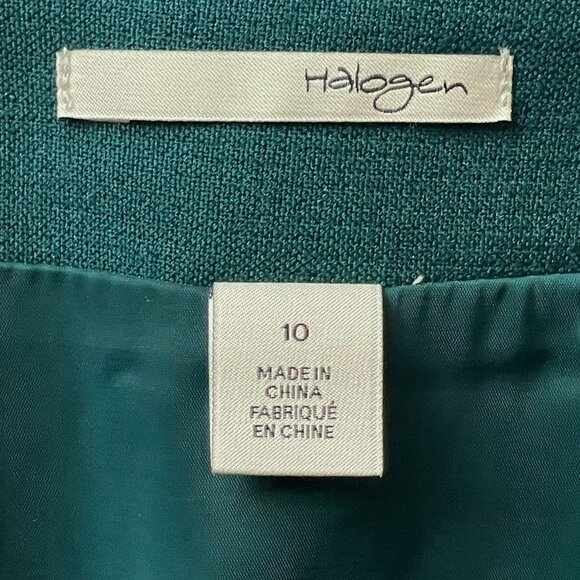 Embellished Tank + Evergreen Pencil Skirt 2-Piece Outfit — Women’s Medium & 10 - Picture 15 of 16